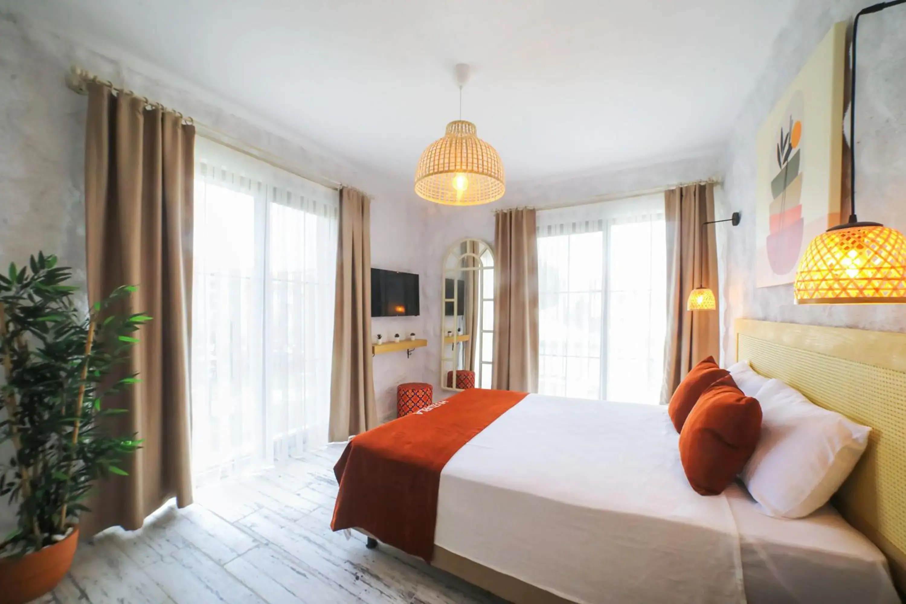 Bed in Huzurla otel